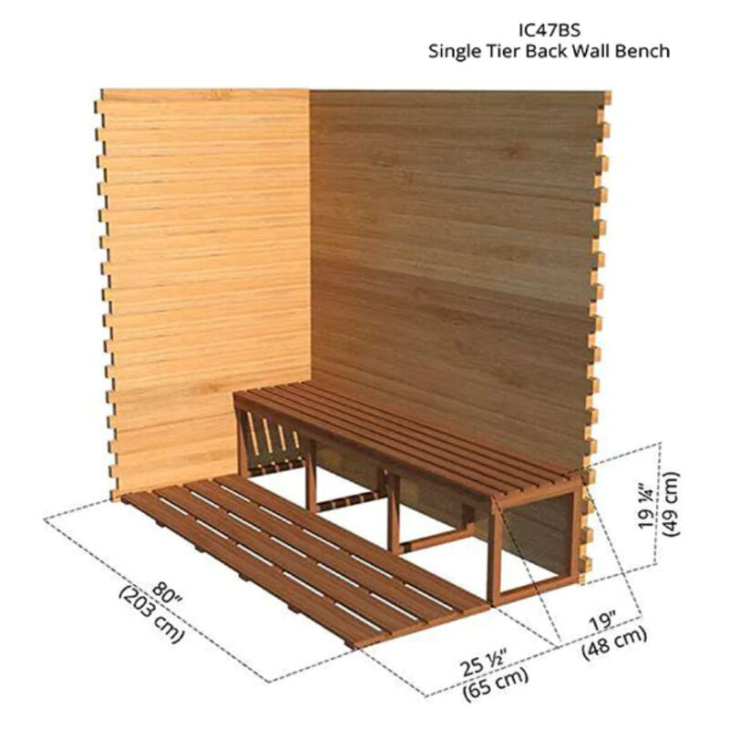 Dundalk – 4’x7′ Indoor Cabin Sauna - Image 10