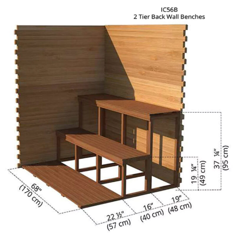 Dundalk – 5’x6′ Indoor Cabin Sauna - Image 8