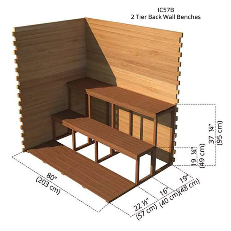 Dundalk – 5’x7′ Indoor Cabin Sauna - Image 6