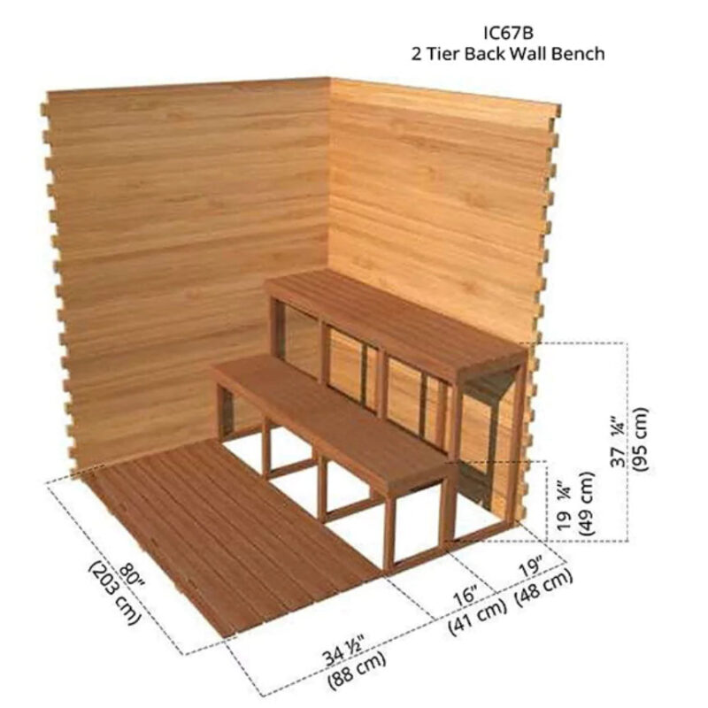 Dundalk – 6’x7′ Indoor Cabin Sauna - Image 8