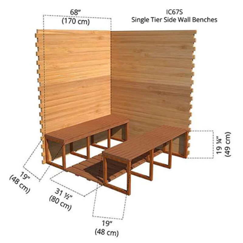 Dundalk – 6’x7′ Indoor Cabin Sauna - Image 5