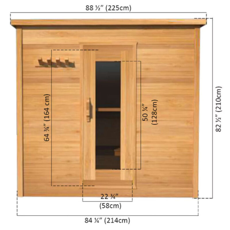 Dundalk – 6’x7′ Indoor Cabin Sauna - Image 6