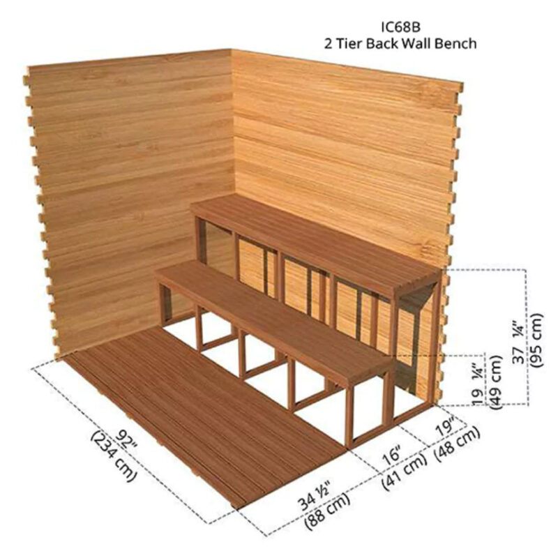 Dundalk – 6’x8′ Indoor Cabin Sauna - Image 6