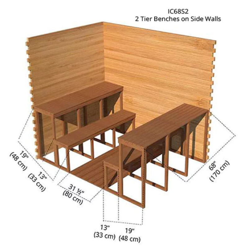 Dundalk – 6’x8′ Indoor Cabin Sauna - Image 8