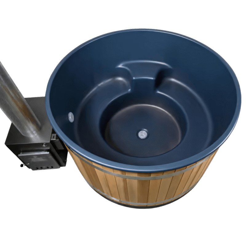 Almost Heaven - Kirami 4-Person Wood-Heated Barrel Soak Tub for Hot & Cold Plunges - Image 3