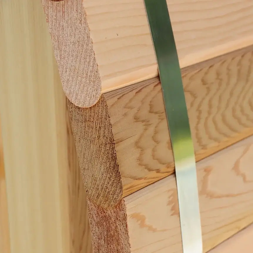 Almost Heaven 7′ x 7’ Seneca 6-Person Barrel Sauna - Image 4