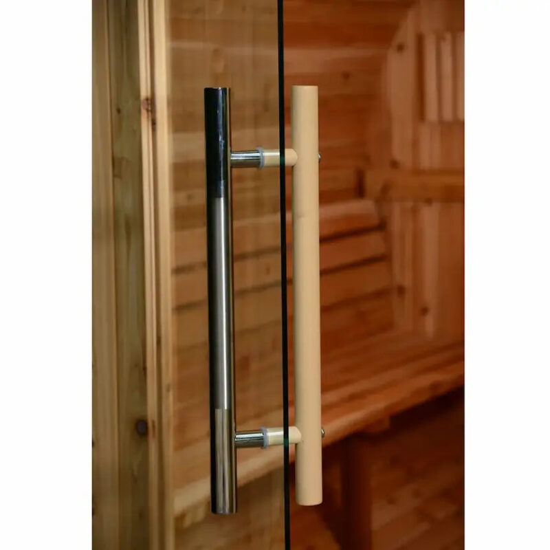 Almost Heaven 7′ x 8′ Lewisburg 6-person Cedar Barrel Sauna - Image 7