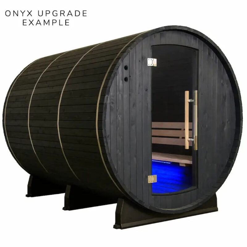 Almost Heaven 7′ x 8′ Lewisburg 6-person Cedar Barrel Sauna - Image 2