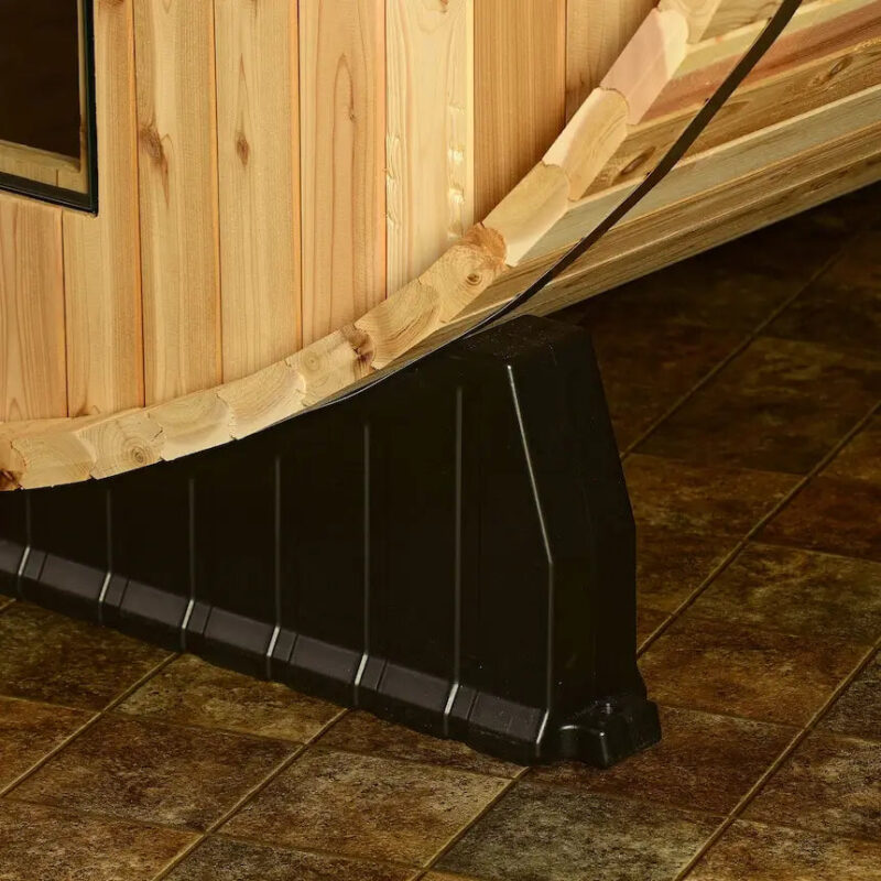 Almost Heaven 7′ x 6′ Essex 4-Person Barrel Sauna - Image 3