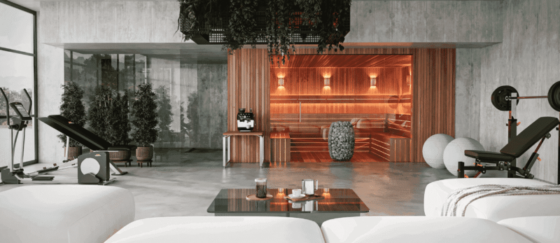 Custom Indoor Cedro Sauna™ The Hamptons 6’x6’ cut to your precise dimensions - Image 7