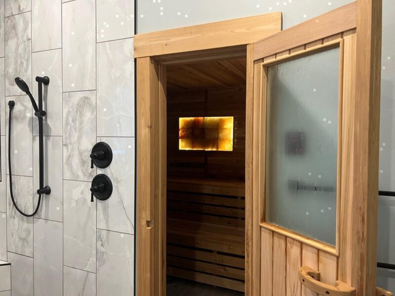 Custom Indoor Cedro Sauna™ The Hamptons 6’x6’ cut to your precise dimensions - Image 5