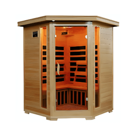 HeatWave Santa Fe 3 Person Carbon Corner Infrared Sauna