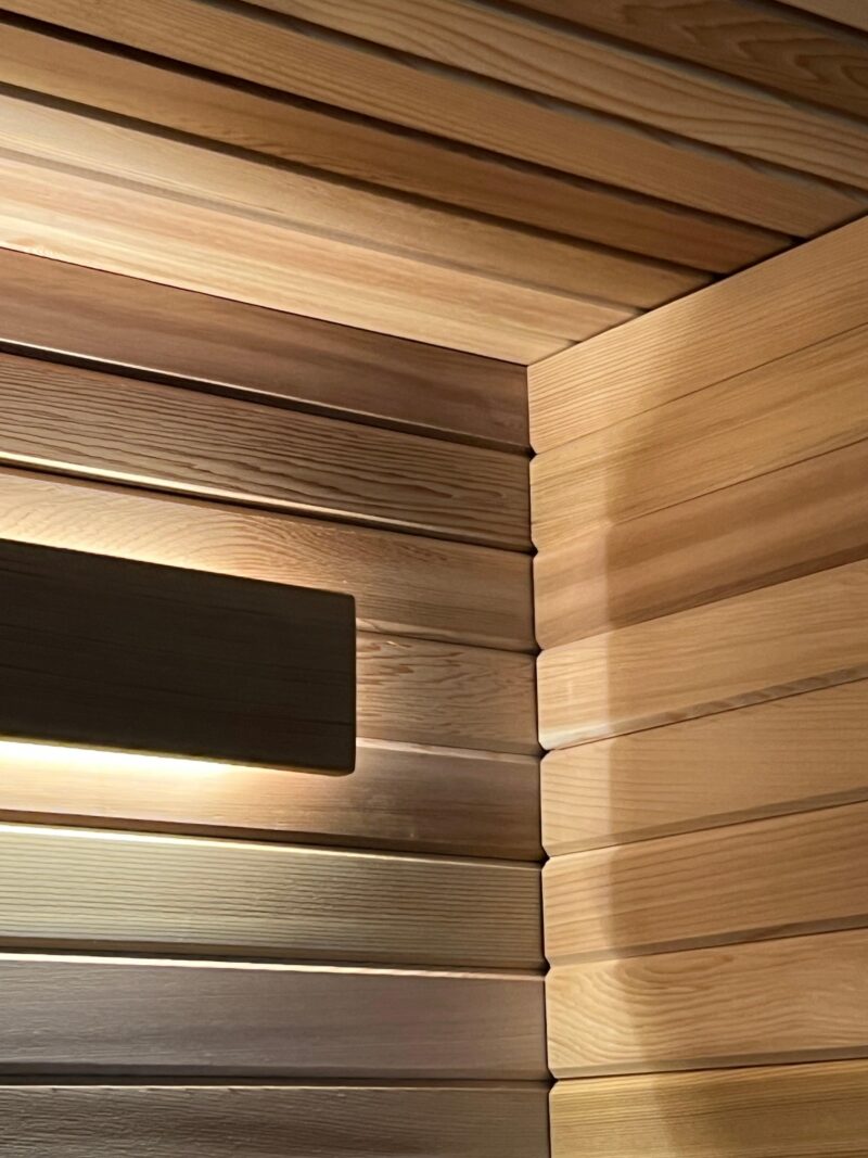 Custom Indoor Cedro Sauna™ The Hamptons 6’x6’ cut to your precise dimensions - Image 4