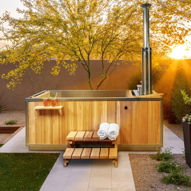 Dundalk The Cascade Cedar Hot Tub - Image 2