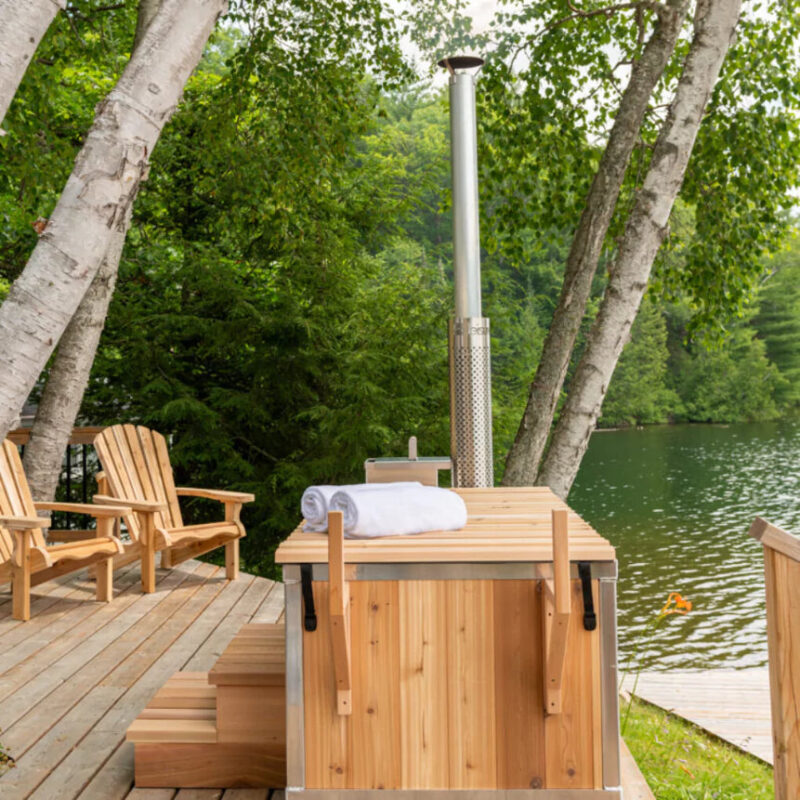 Dundalk The Cascade Cedar Hot Tub - Image 4