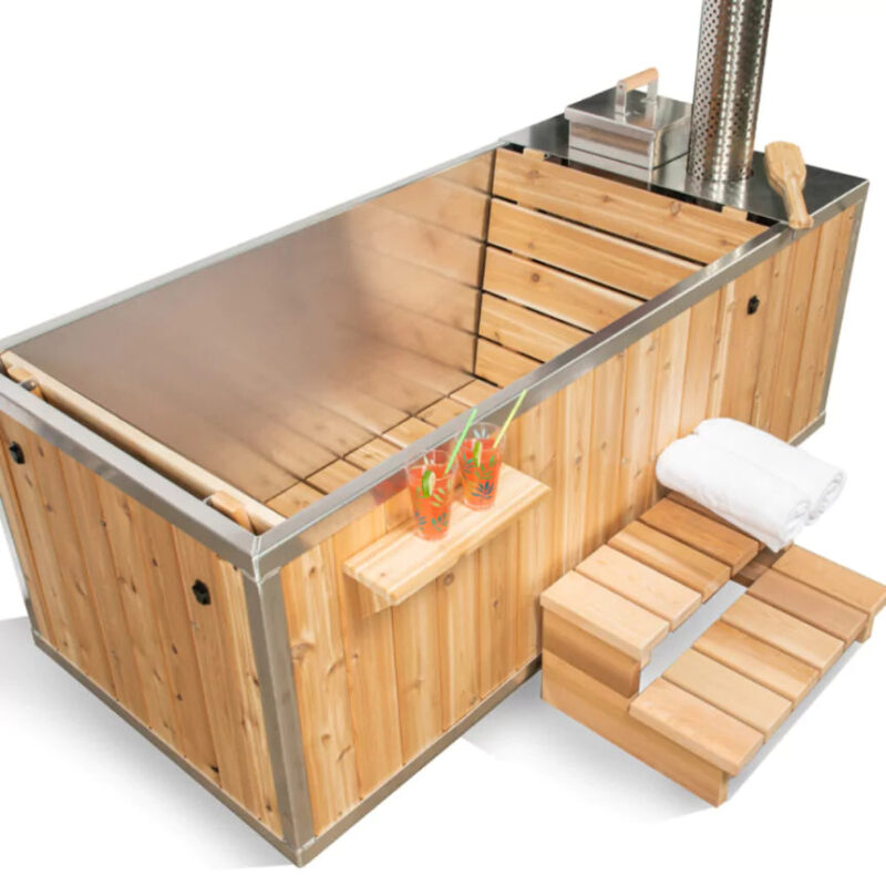 Dundalk The Cascade Cedar Hot Tub - Image 3