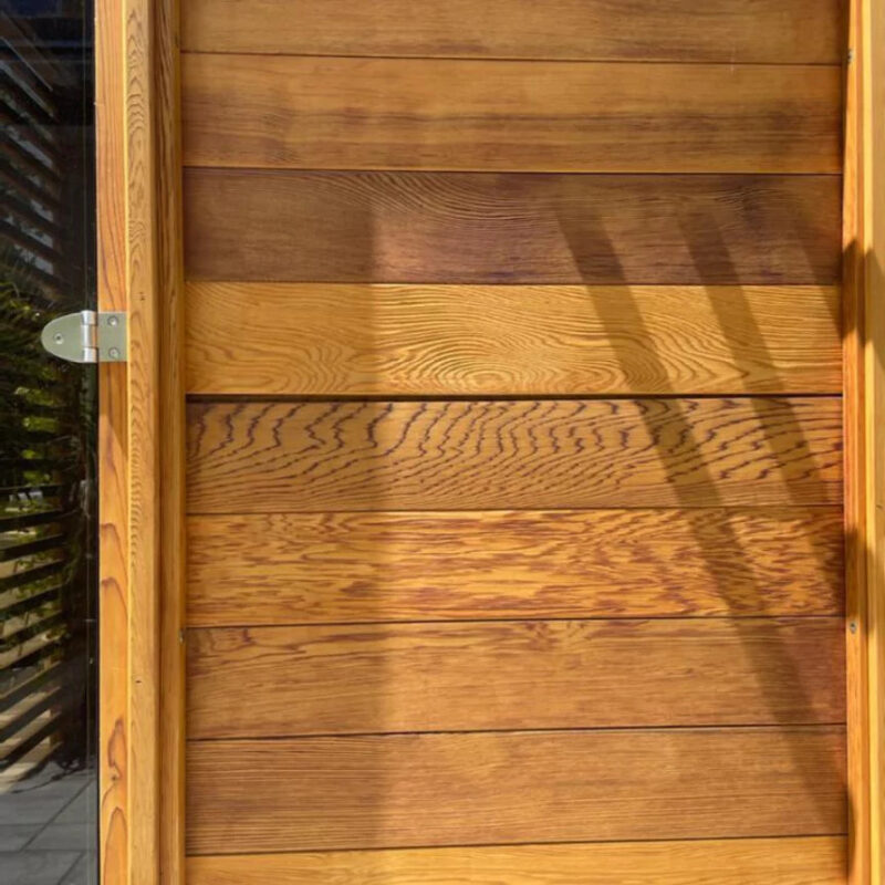 Dundalk Pure Cube CU550 Outdoor Sauna - Clear Cedar - Image 8