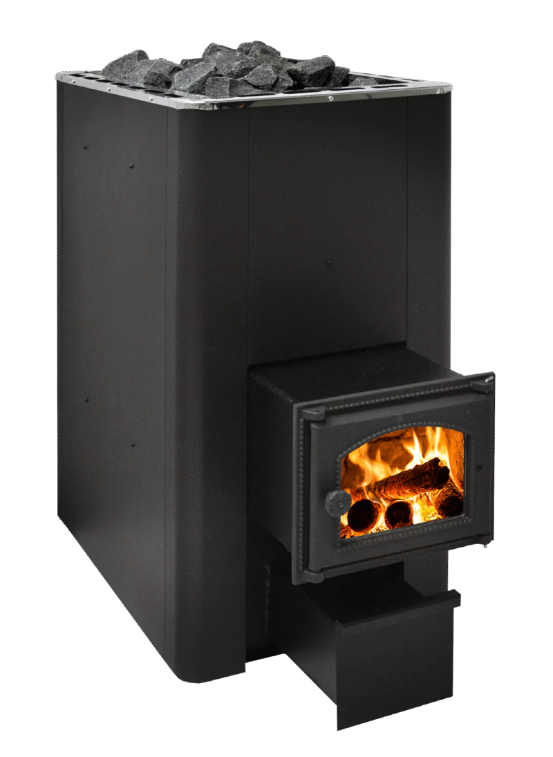 Harvia 50 SL Black Wood Burning Sauna Heater