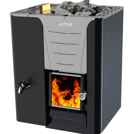 Harvia PRO 20 LS Black Wood Burning Sauna Heater