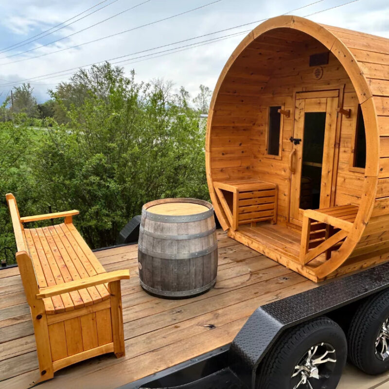 Heritage Mobile Sauna Trailer - Image 4
