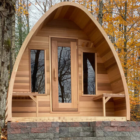 Dundalk 8′ x 7′ POD Clear Cedar Sauna