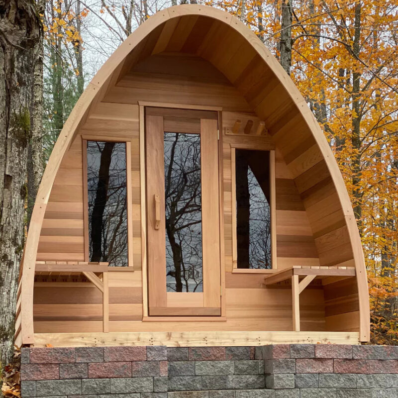 Dundalk 8′ x 7′ POD Clear Cedar Sauna