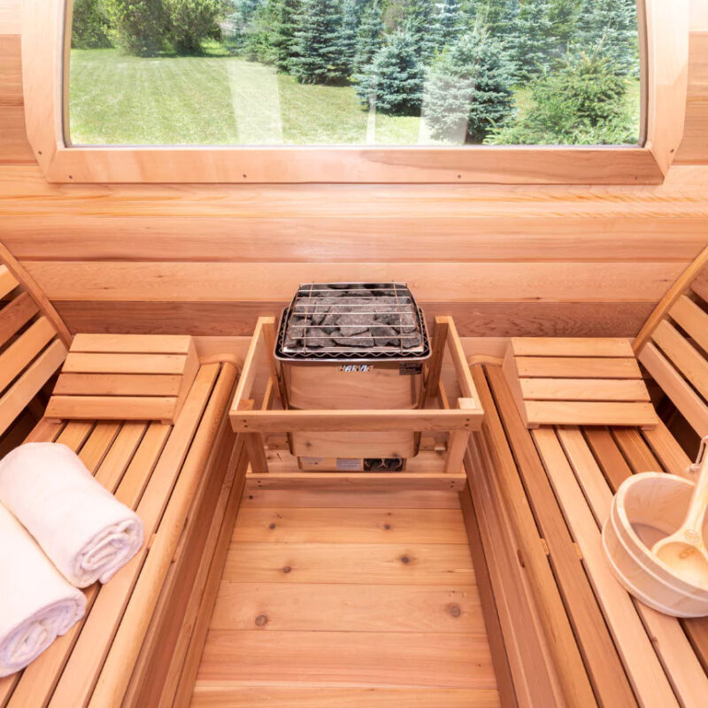 Dundalk 8′ x 7′ POD Clear Cedar Sauna - Image 5