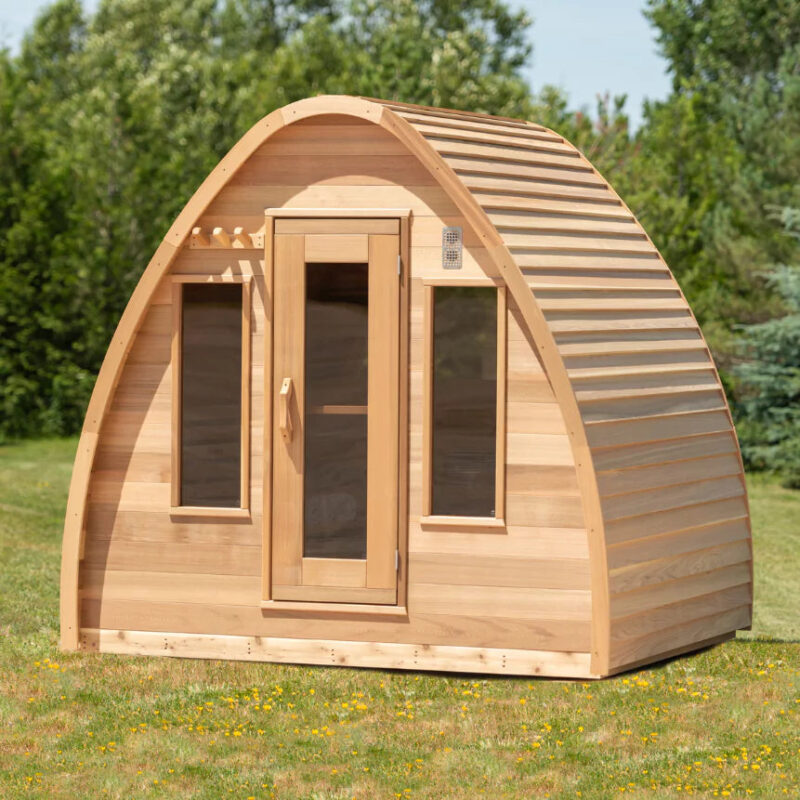 Dundalk 8′ x 7′ POD Clear Cedar Sauna - Image 9