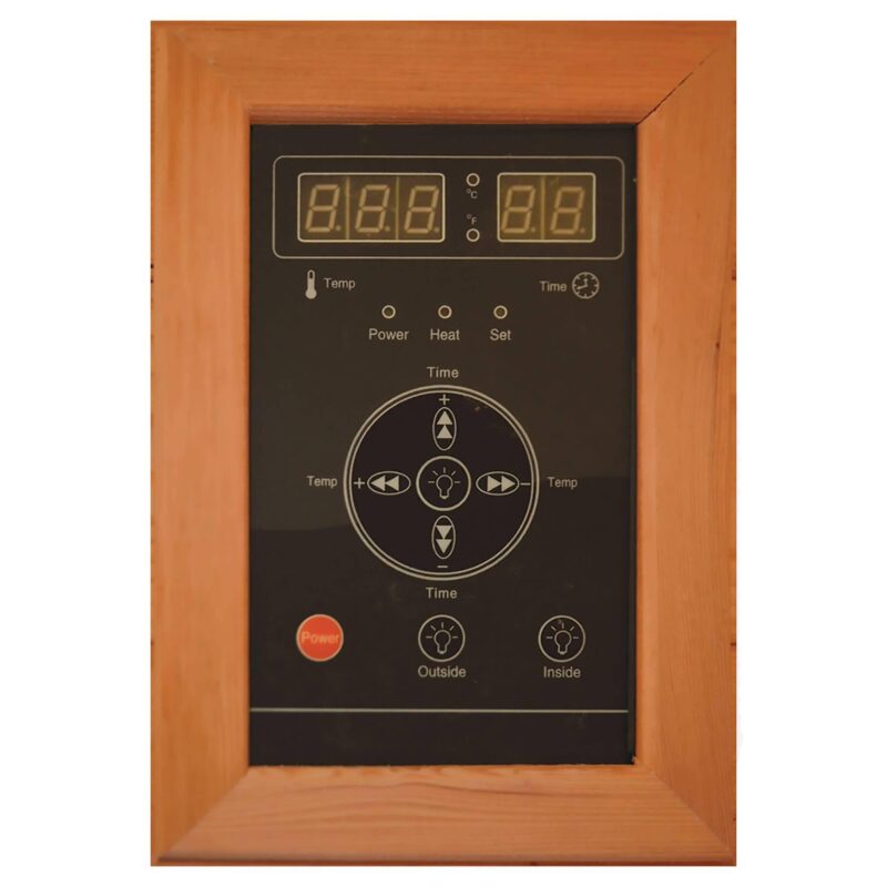 Majestic 2 Person Hemlock Carbon Infrared Sauna - Image 3
