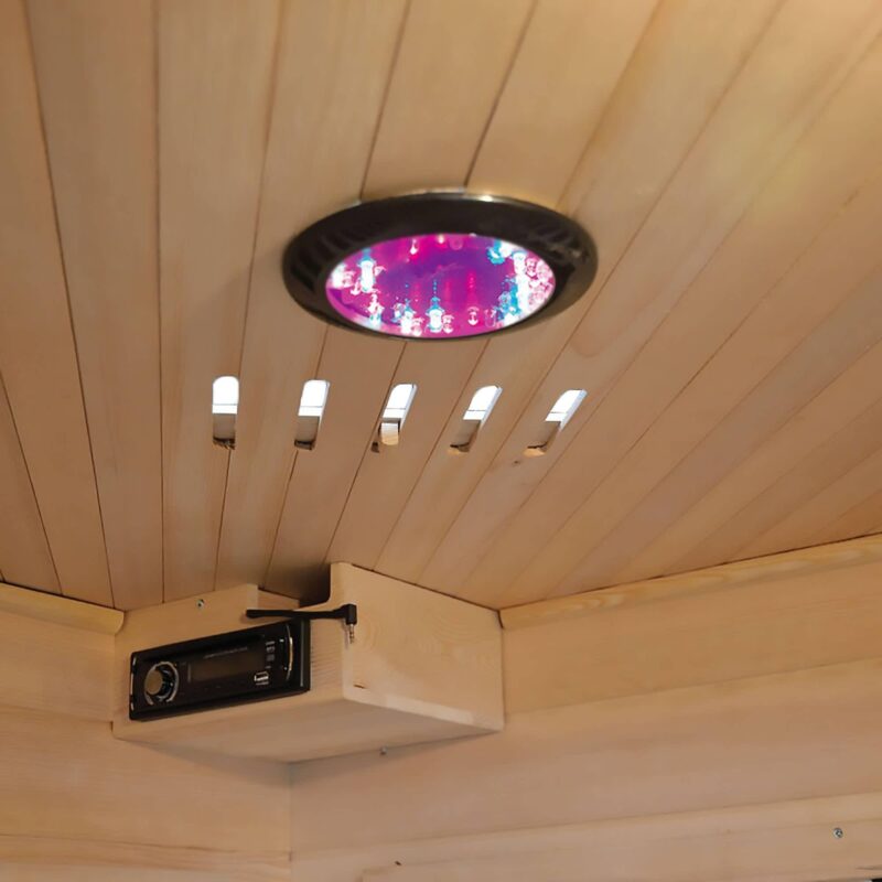Majestic 2 Person Hemlock Carbon Infrared Sauna - Image 2