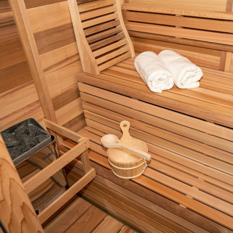 Dundalk Pure Cube PU550 Indoor Saunas – Clear Cedar - Image 6