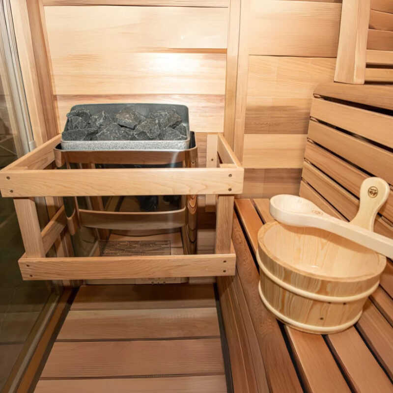 Dundalk Pure Cube PU550 Indoor Saunas – Clear Cedar - Image 4