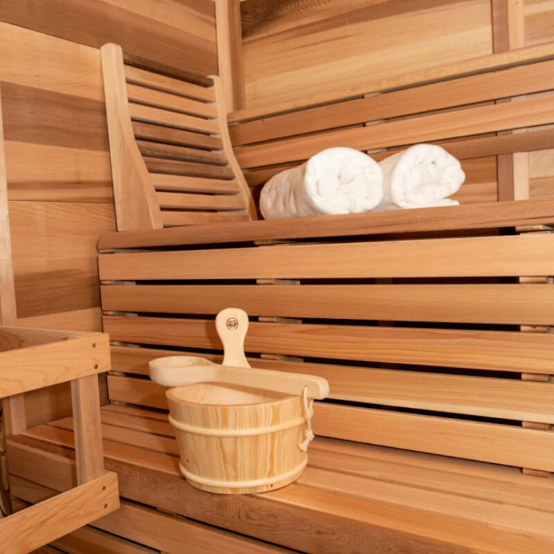 Dundalk Pure Cube PU550 Indoor Saunas – Clear Cedar - Image 5