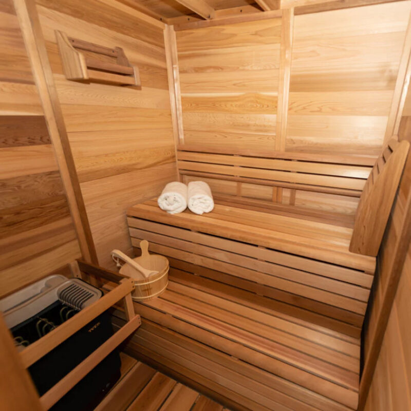 Dundalk Pure Cube PU550 Indoor Saunas – Clear Cedar - Image 2