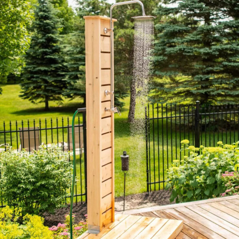Dundalk Canadian Timber Sierra Pillar Shower - Image 2