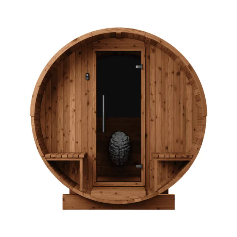 Thermory Barrel No. 62 – Natural (With Wide Back Window, No Porch) - Image 2