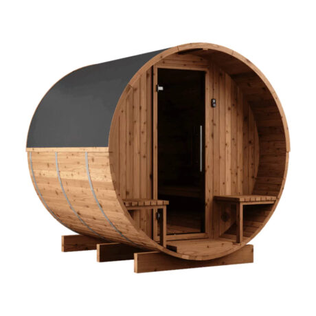 Thermory Barrel No. 62 – Natural (With Wide Back Window, No Porch)