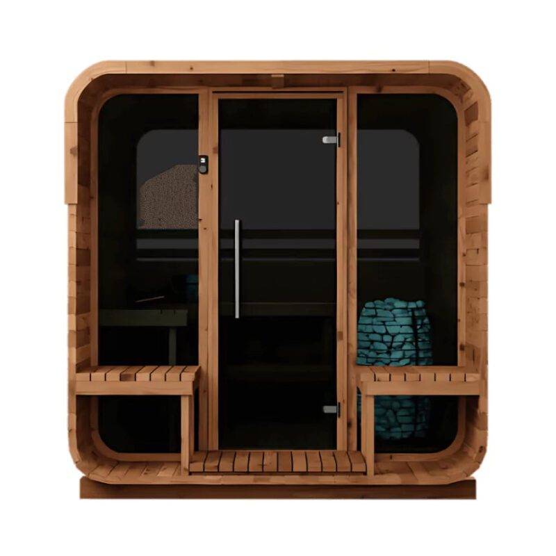 Thermory Large Square Sauna No. 40 (With Wide Back Window) - Image 2