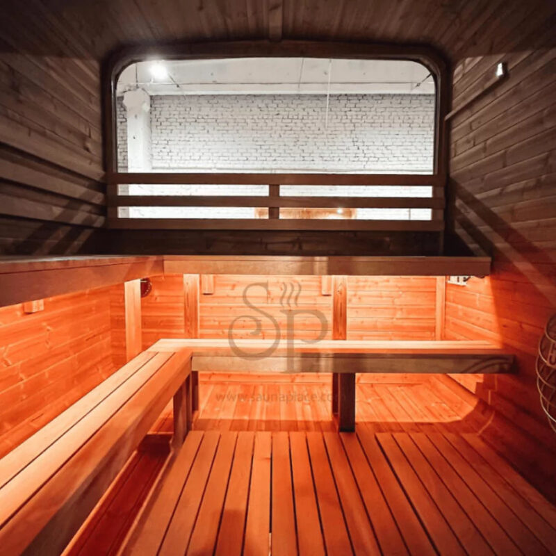 Thermory Large Square Sauna No. 40 (With Wide Back Window) - Image 6