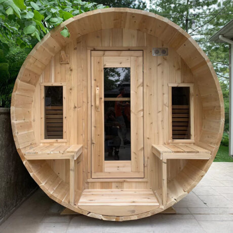 Dundalk Canadian Timber Tranquility Barrel Sauna